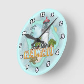 ハワイライトハウス時計 ラウンド壁時計 (傾斜)