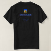 ハワイラバフラワー自然美しい Tシャツ (デザイン裏面)