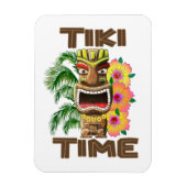 ハワイルアウ(ハワイ式宴会)ティキタイム マグネット (縦)