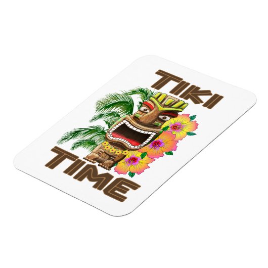 ハワイルアウ(ハワイ式宴会)ティキタイム マグネット (左側)