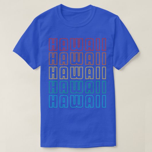 ハワイレトロホローファイブTシャツ Tシャツ (デザイン正面)