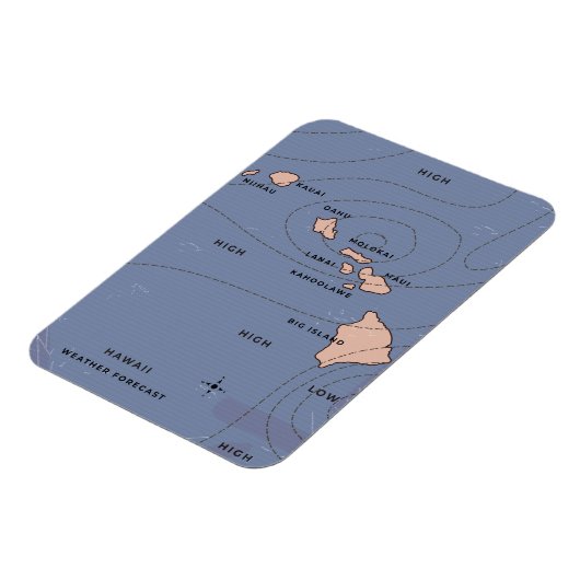 ハワイヴィンテージ予報 マグネット (左側)