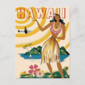 ハワイヴィンテージ旅行はがき ポストカード (正面)