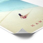 ハワイヴィンテージ旅行ポスター ポスター (角)