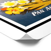 ハワイヴィンテージ旅行 ポスター (角)