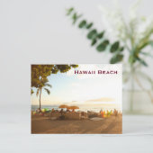 ハワイヴィンテージ観光旅行の追加 ポストカード (スタンド正面)