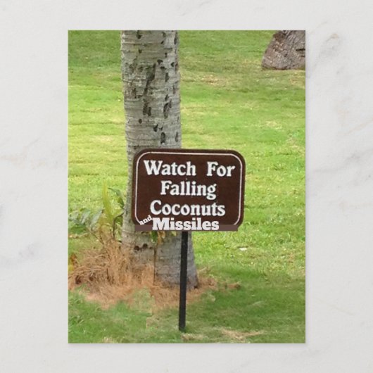 ハワイ偽ミサ警告イル2018 ポストカード (正面)