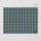 ハワイ公式州タータンチェック ポストカード (裏面)