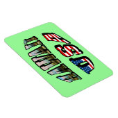 ハワイ写真とアメリカ国旗の文字 マグネット (右側)