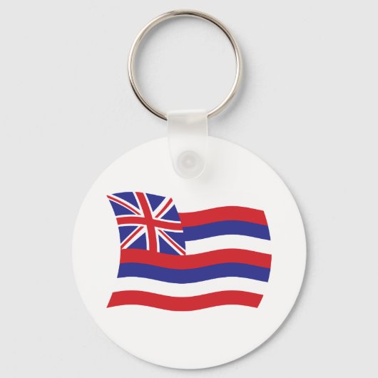 ハワイ国旗のキーチェーン キーホルダー (正面)