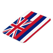 ハワイ国旗を掲げた愛国的なフレキシブル磁石 マグネット (左側)