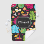 ハワイ夏パターン ゴルフタオル (インサイチュ)