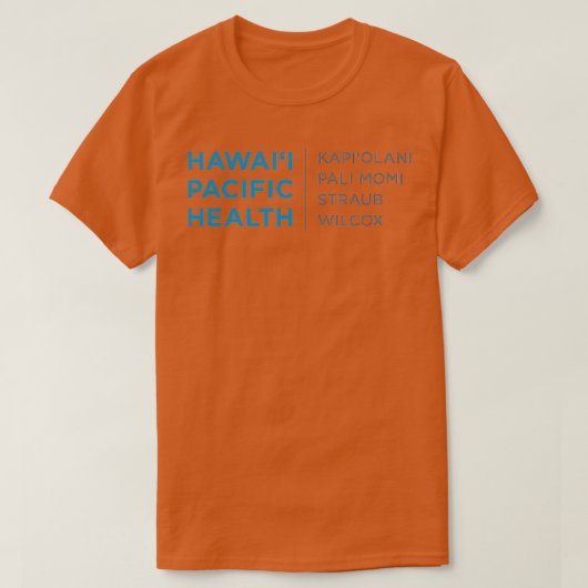 ハワイ太平洋保健Tシャツ Tシャツ (デザイン正面)