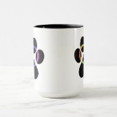 ハワイ子猫ラブレインボー マグカップ (中央)