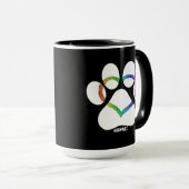 ハワイ子猫ラブレインボー マグカップ (正面右)