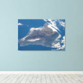 ハワイ島とその山 キャンバスプリント (インサイチュ (ウッドフロア))