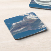 ハワイ島とその山 コースター (左側)