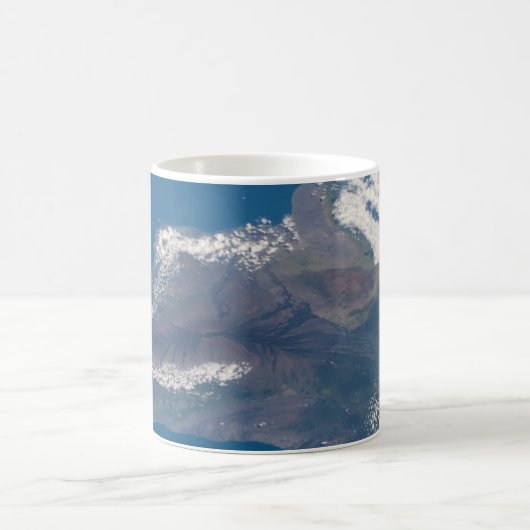 ハワイ島とその山 コーヒーマグカップ (中央)