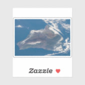 ハワイ島とその山 シール (シート)