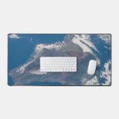 ハワイ島とその山 デスクマット (キーボード&マウス)