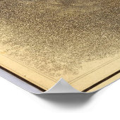 ハワイ島の一部の地図 ポスター (角)