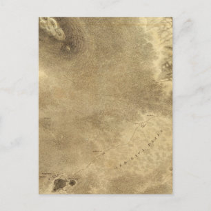 ハワイ島の一部の地図 ポストカード