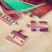 ハワイ島トロピカルサンセットヤシの木お土産 ジグソーパズル (側面)