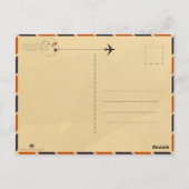 ハワイ島トロピカルサンセットヤシの木お土産 ポストカード (裏面)