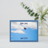 ハワイ島マウイ州ラハイナのパラセーリング ポストカード (スタンド正面)