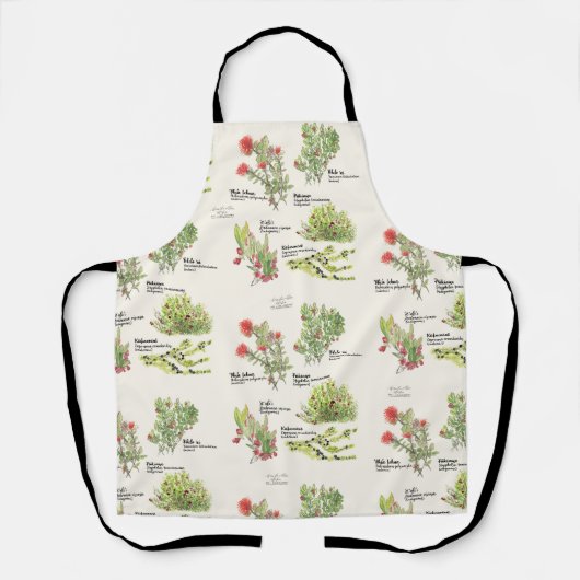 ハワイ島火山先住民プラントエプロン エプロン (正面)