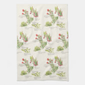 ハワイ島火山先住民プラントキッチンタオル キッチンタオル (縦)