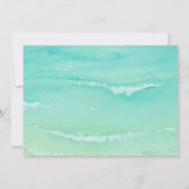 ハワイ島　女の子の1歳誕生日パーティー 招待状 (裏面)