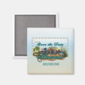 ハワイ島Save the Date マグネット (正面/裏面)