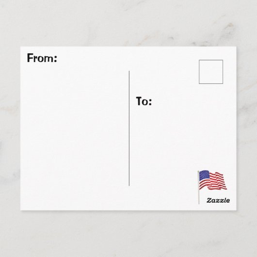 ハワイ州のトゥルシ・ガバード下院議員ディベート引用文 ポストカード (裏面)