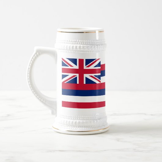 ハワイ州の旗 ビールジョッキ (左)