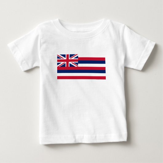 ハワイ州の旗 ベビーTシャツ (正面)