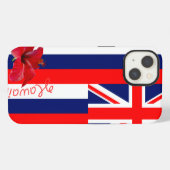 ハワイ州の旗 iPhoneケース (裏面横)