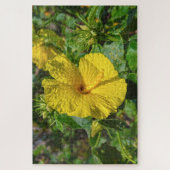 ハワイ州の花 キバナハイビスカス ジグソーパズル (縦)
