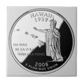 ハワイ州の記念硬貨 タイル (正面)