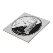 ハワイ州の記念硬貨 タイル (側面)