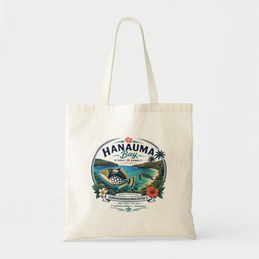 ハワイ州の魚 トートバッグ (正面)