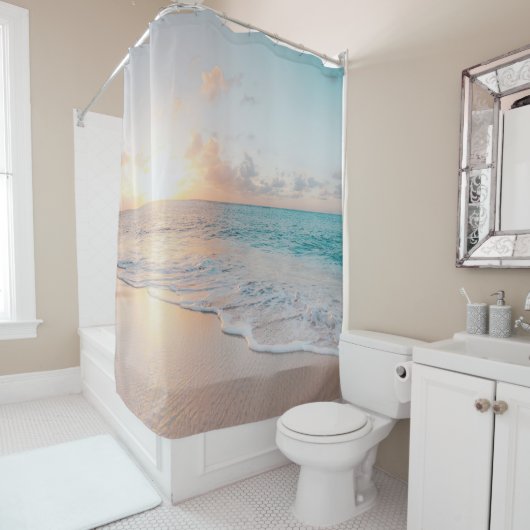 ハワイ州オアフの北岸 シャワーカーテン (インサイチュ)