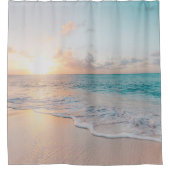 ハワイ州オアフの北岸 シャワーカーテン (正面)