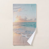 ハワイ州オアフの北岸 バスタオルセット (ハンドタオル)