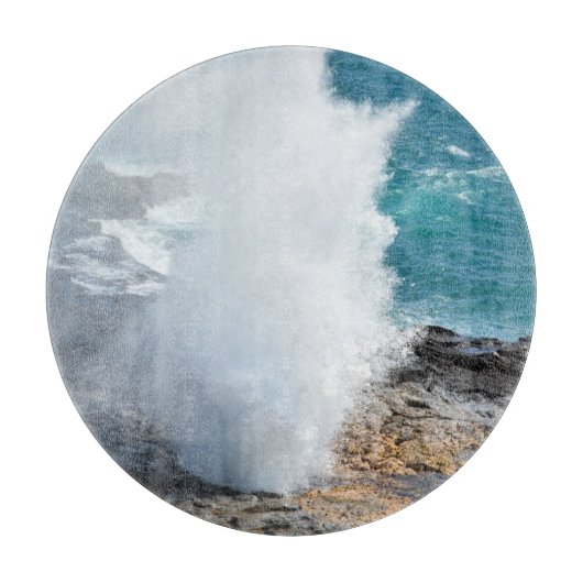 ハワイ州カウアイの噴出角 カッティングボード (正面)