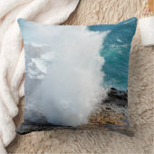 ハワイ州カウアイの噴出角 クッション (ブランケット)