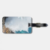 ハワイ州カウアイの噴出角 ラゲッジタグ (裏面横)