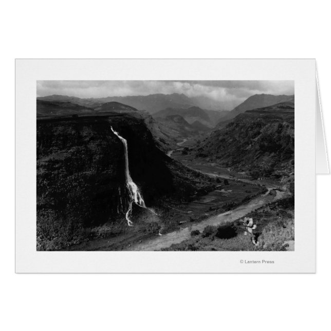 ハワイ州カウアイ – ハナペバレーの景色 (正面横)