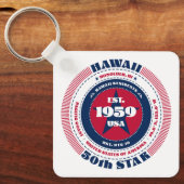 ハワイ州キーチェーン キーホルダー (正面)