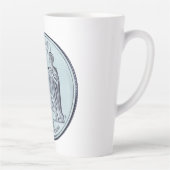 ハワイ州クォーターの色付きデザイン カフェラテマグ (右)